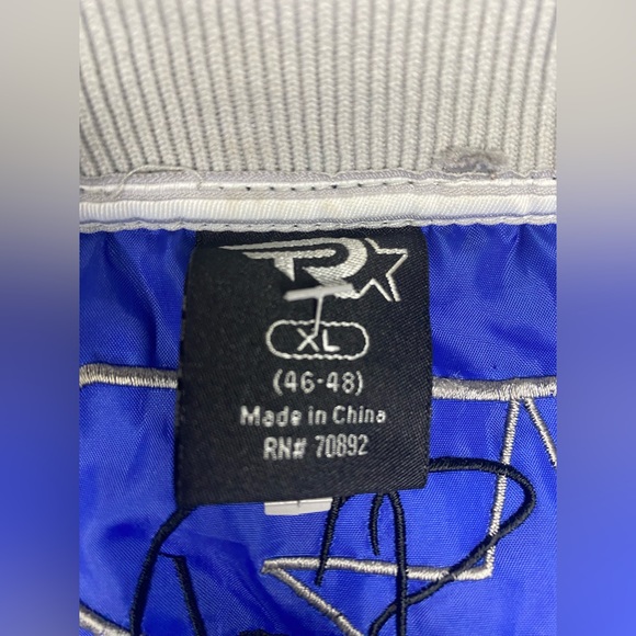 Vintage Starter Dallas Cowboys Tony Romo #9 NFL Satin Bomber Jacket Men Size XL - Picture 6 of 12